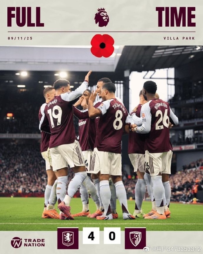 巴黎圣日耳曼3比1阿斯顿维拉